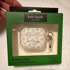 kate spade Hollyhock AirPods 3rd Gen Case with Clip